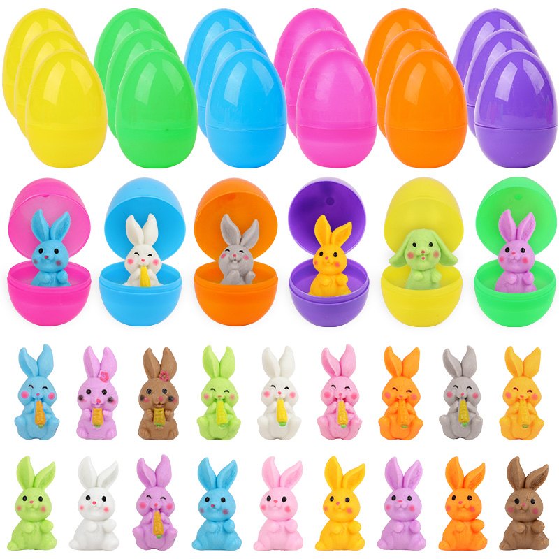 Party Games Easter Egg - 24 pezzi di uova di Pasqua