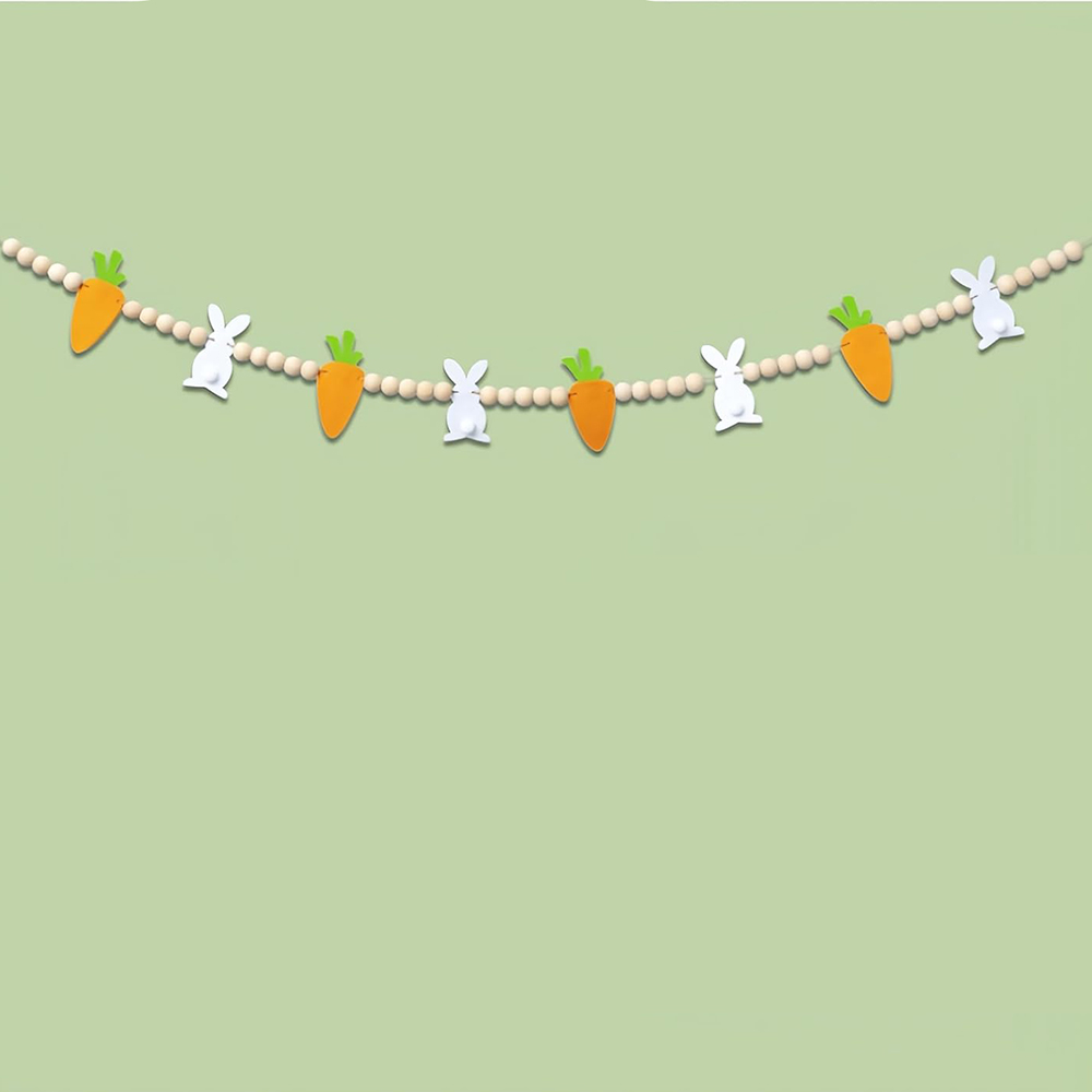 Party Games Easter Egg - Coniglietto Coniglio Carota Ghirlanda felice Pasqua