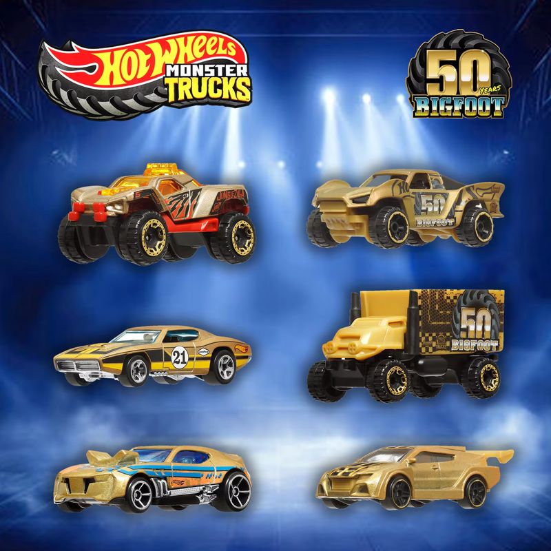 Hot Wheels Car Monster Trucks - Set Hot Wheels Monster Truck 50°