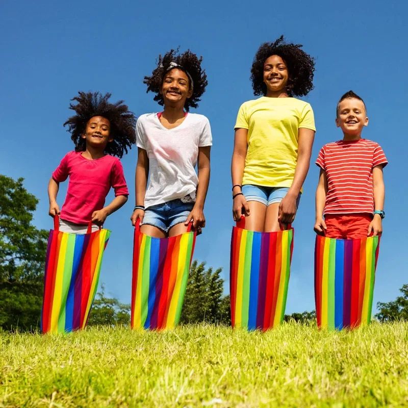 Party Games Competition - Sacca da Salto Arcobaleno, Gioco Sensoriale