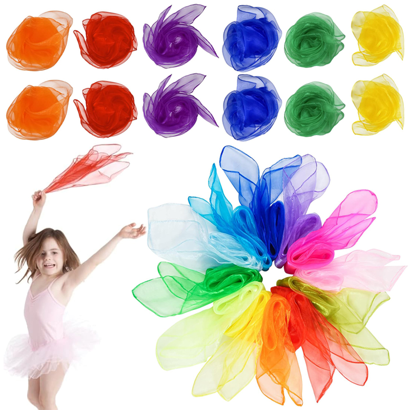 Party Games No Props - Sciarpa di seta a sei colori