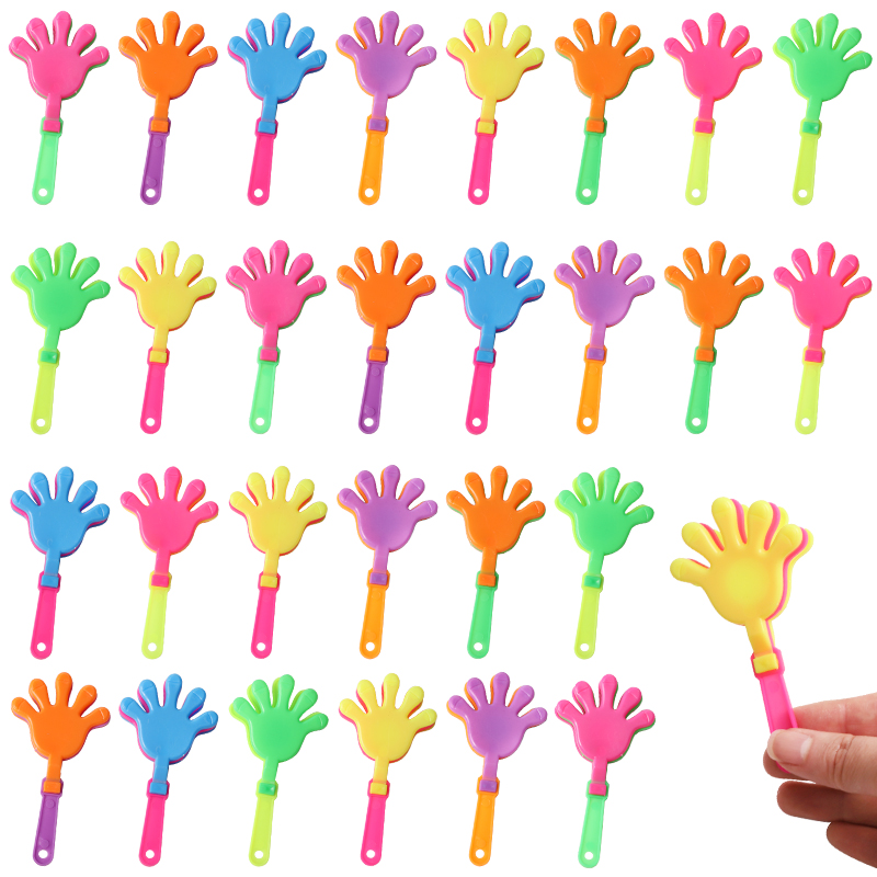 Party Games No Props - 12/24 Pezzi Mini Applauditori Colorati per