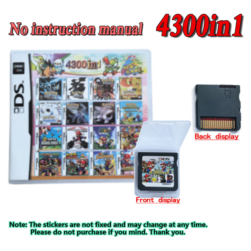 Party Games Console - Cartuccia di Gioco Compilata 4300 in
