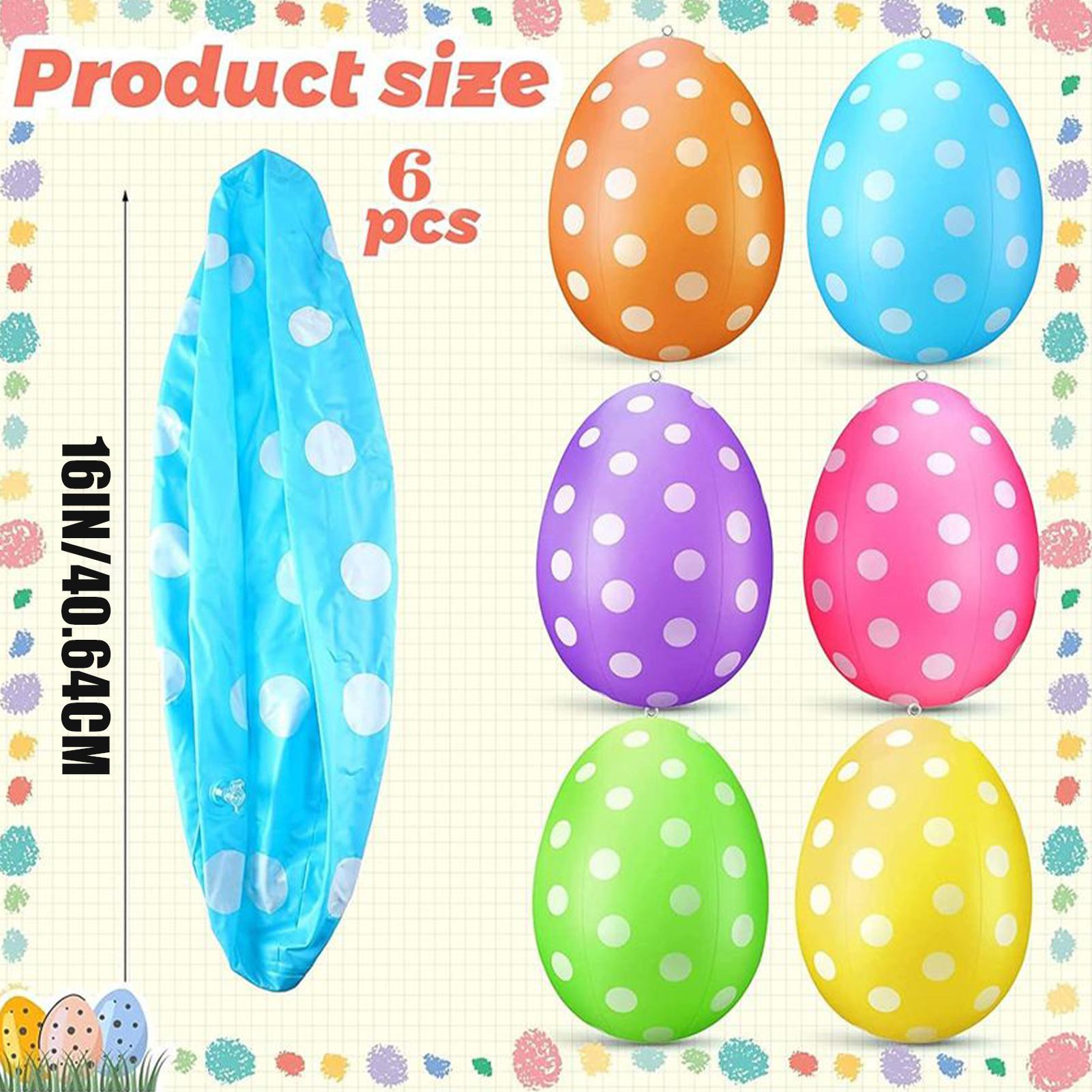 Uova di Pasqua Gonfiabili 6 Pz - Party Games Easter Egg recensione e prezzo