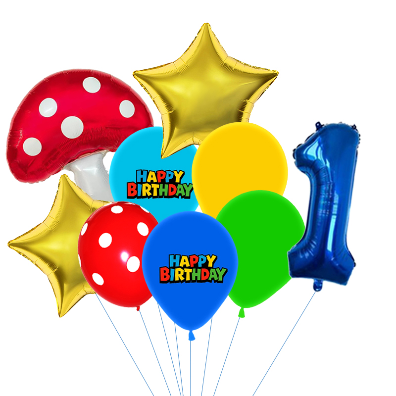 Palloncini a Forma di Fungo e  - Party Games Mario recensione e prezzo