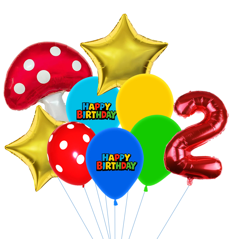 Palloncini a Forma di Fungo e  - Party Games Mario recensione e prezzo