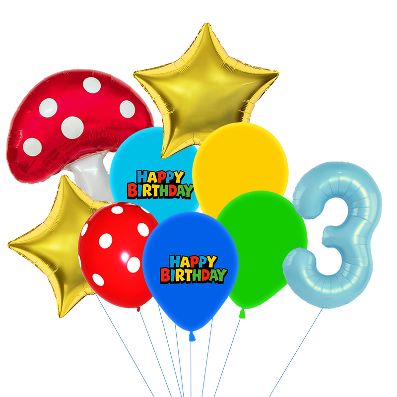 Palloncini a Forma di Fungo e  - Party Games Mario recensione e prezzo