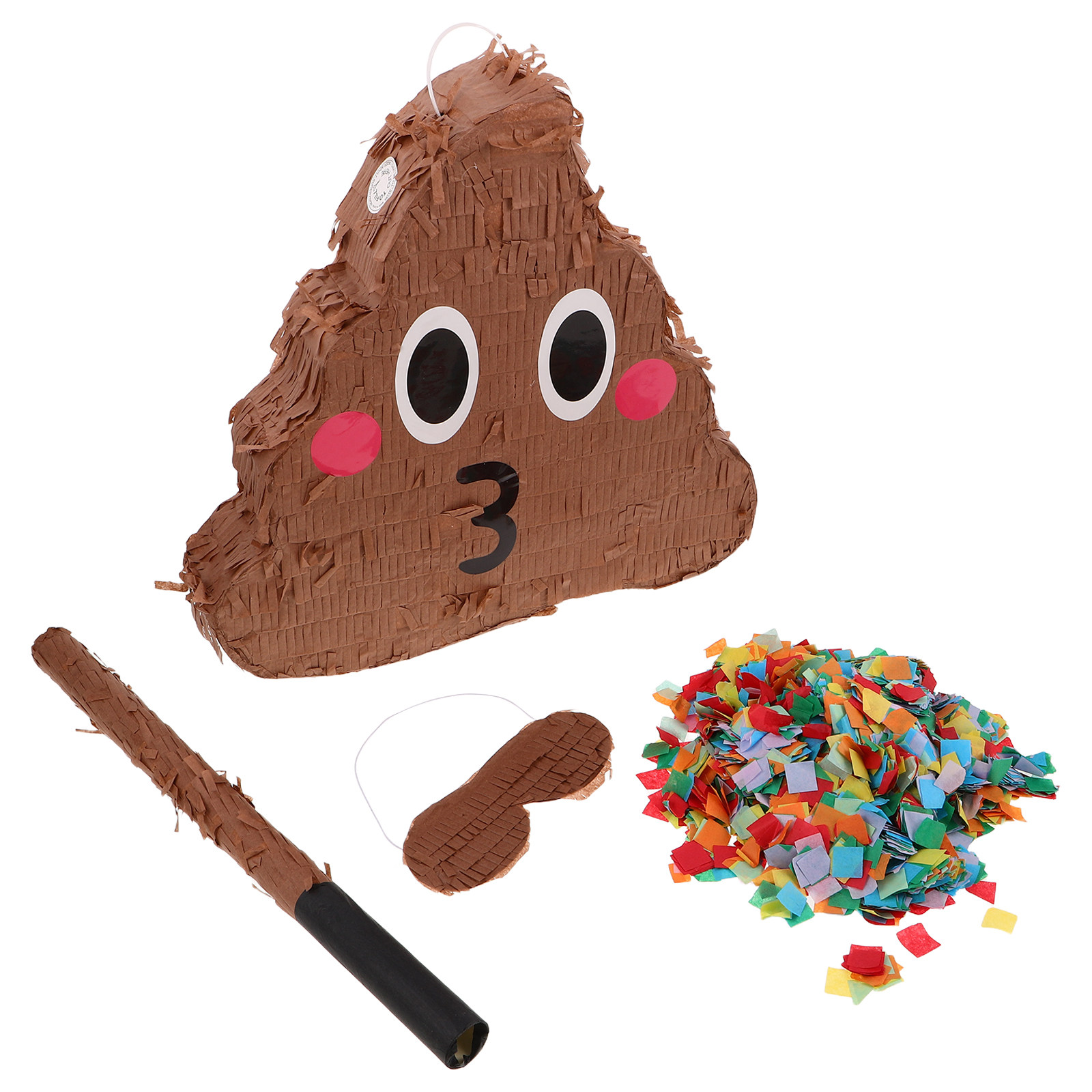 1 Set di Pinyata a Tema Cacca  - Party Games Easy Kids recensione e prezzo