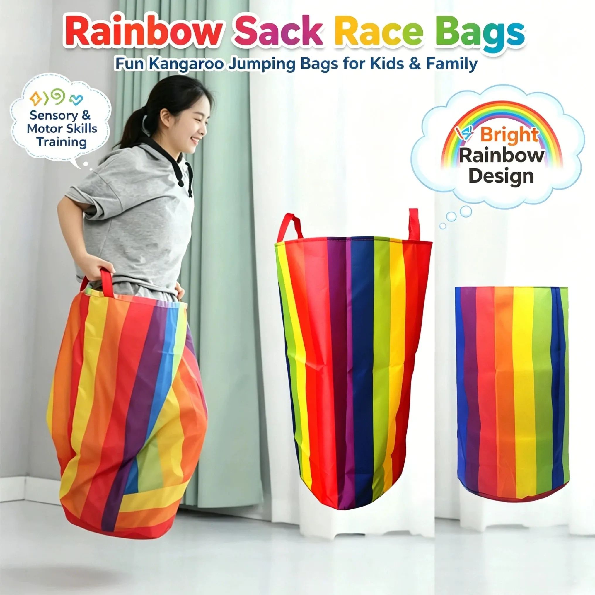 Sacca da Salto Arcobaleno, Gio - Party Games Competition recensione e prezzo